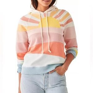 Like-New Faherty Soleil Hoodie in Sunset